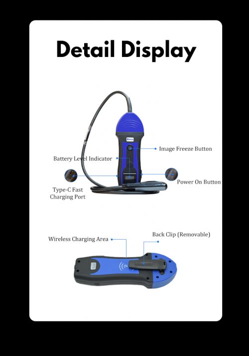 Wireless Portable Veterinary Doppler Ultrasound BXL-S200